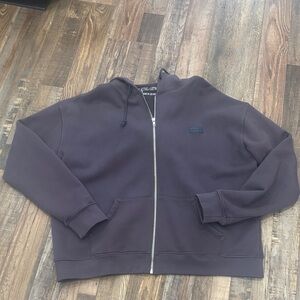 SET Active Charcoal Zip-Up Hoodie